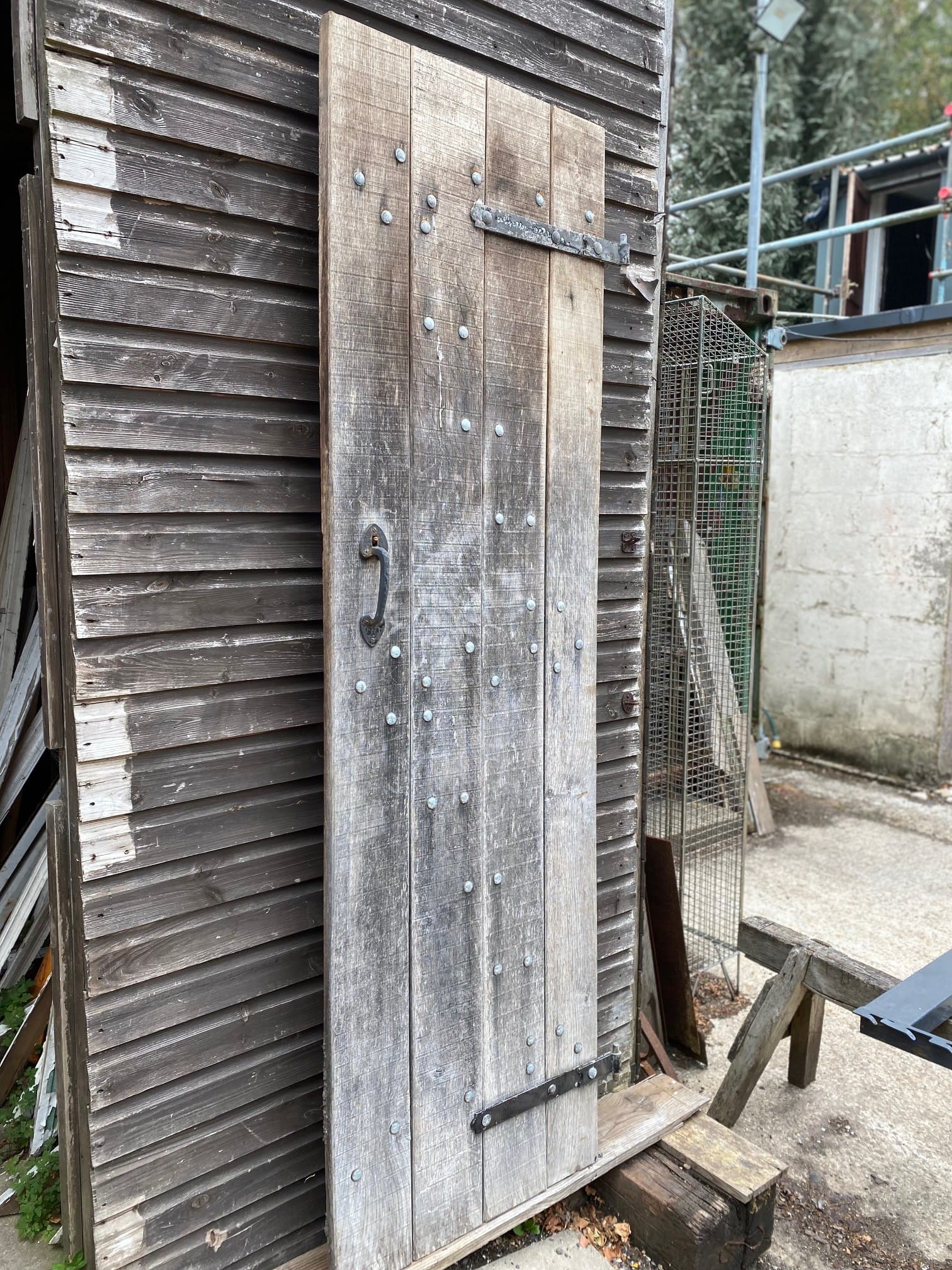 Narrow Rustic Oak Plank Door - Best Reclamation Oak Doors