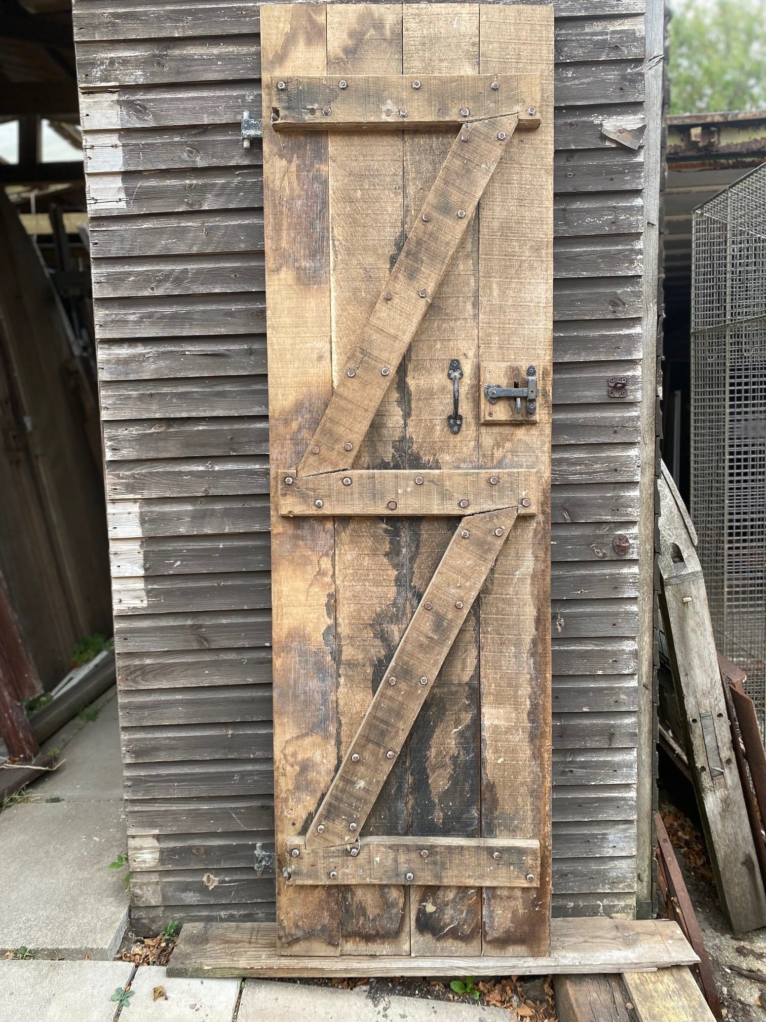 Narrow Rustic Oak Plank Door - Best Reclamation Doors &Amp; Windows