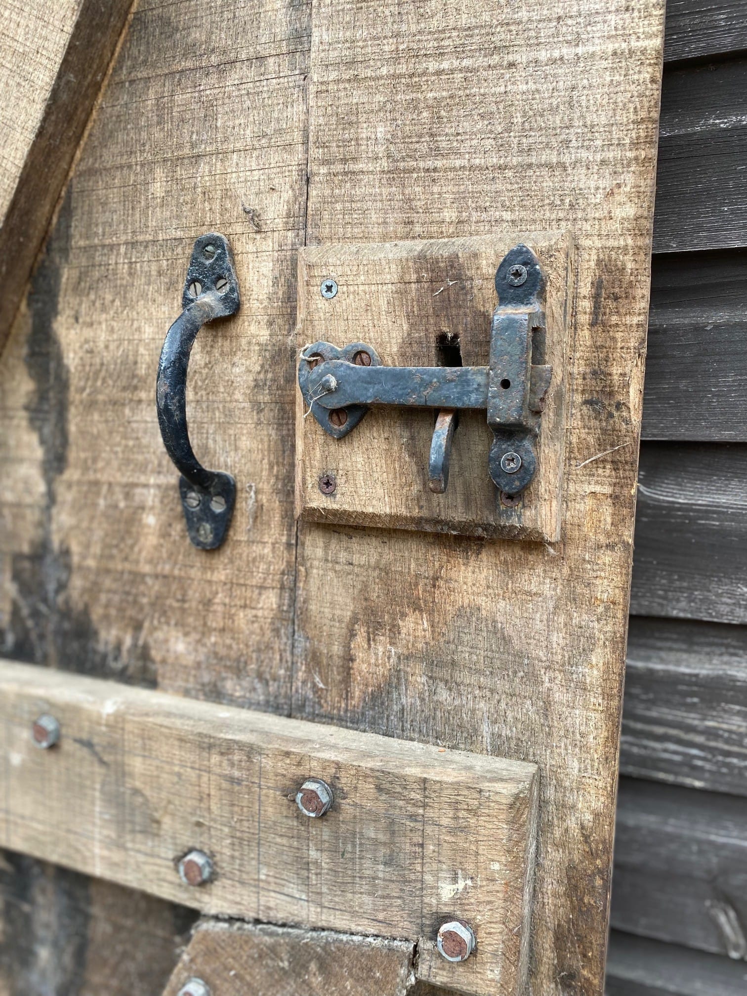 Narrow Rustic Oak Plank Door - Best Reclamation Internal Doors