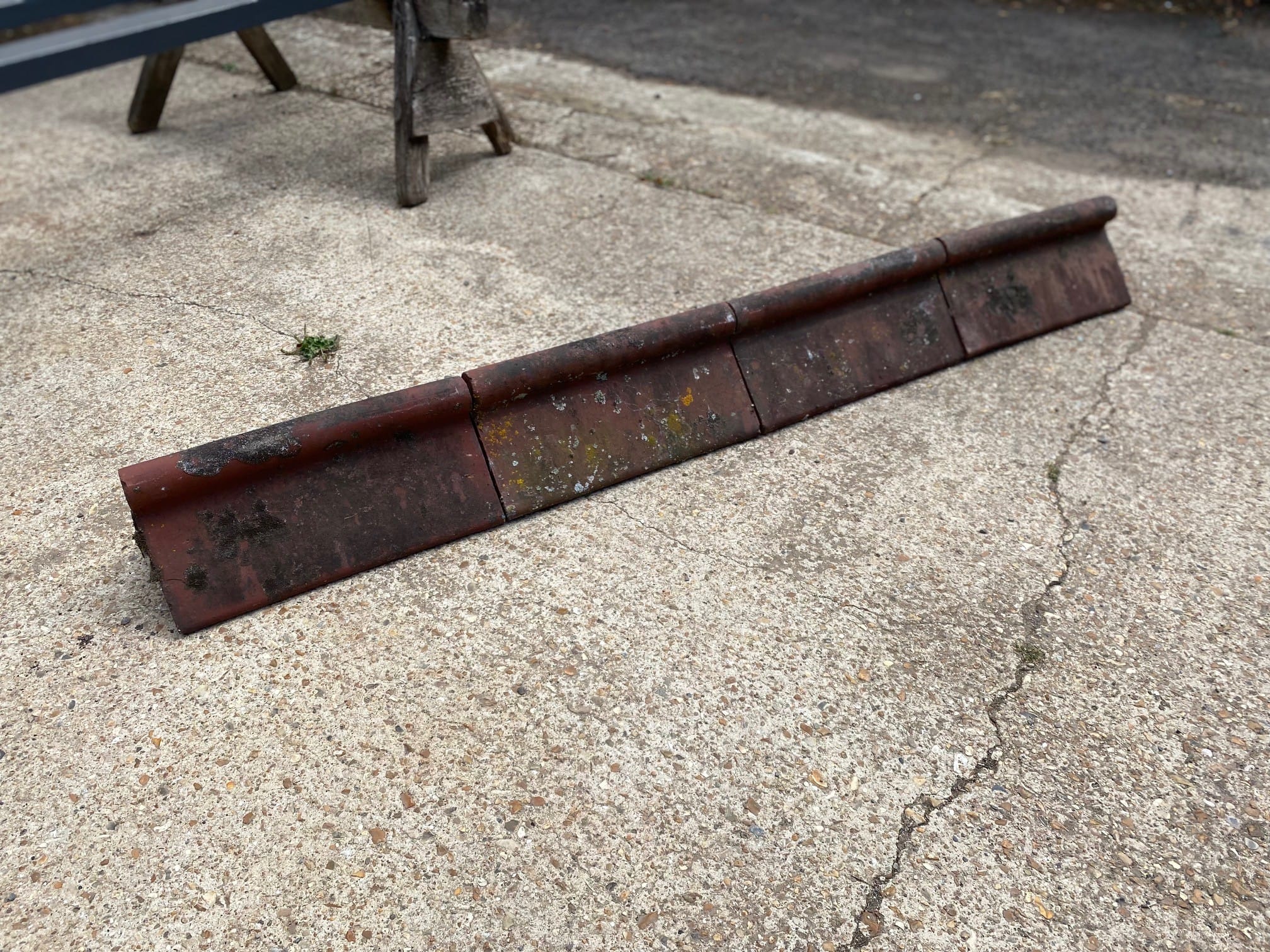 Reclaimed Roll Top Ridge - Best Reclamation Reclaimed Roof Fittings