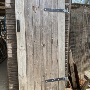 Rustic Pine Plank Door