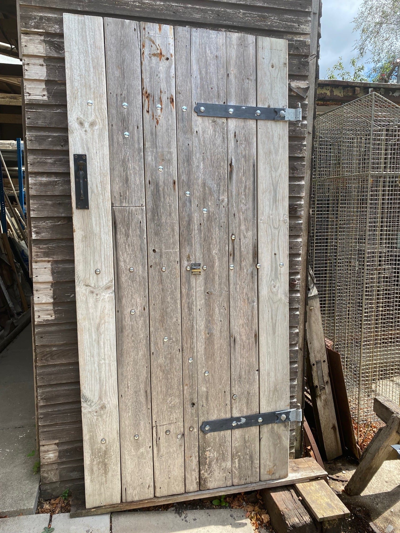 Rustic Pine Plank Door - Best Reclamation Rustic Pine Plank Door
