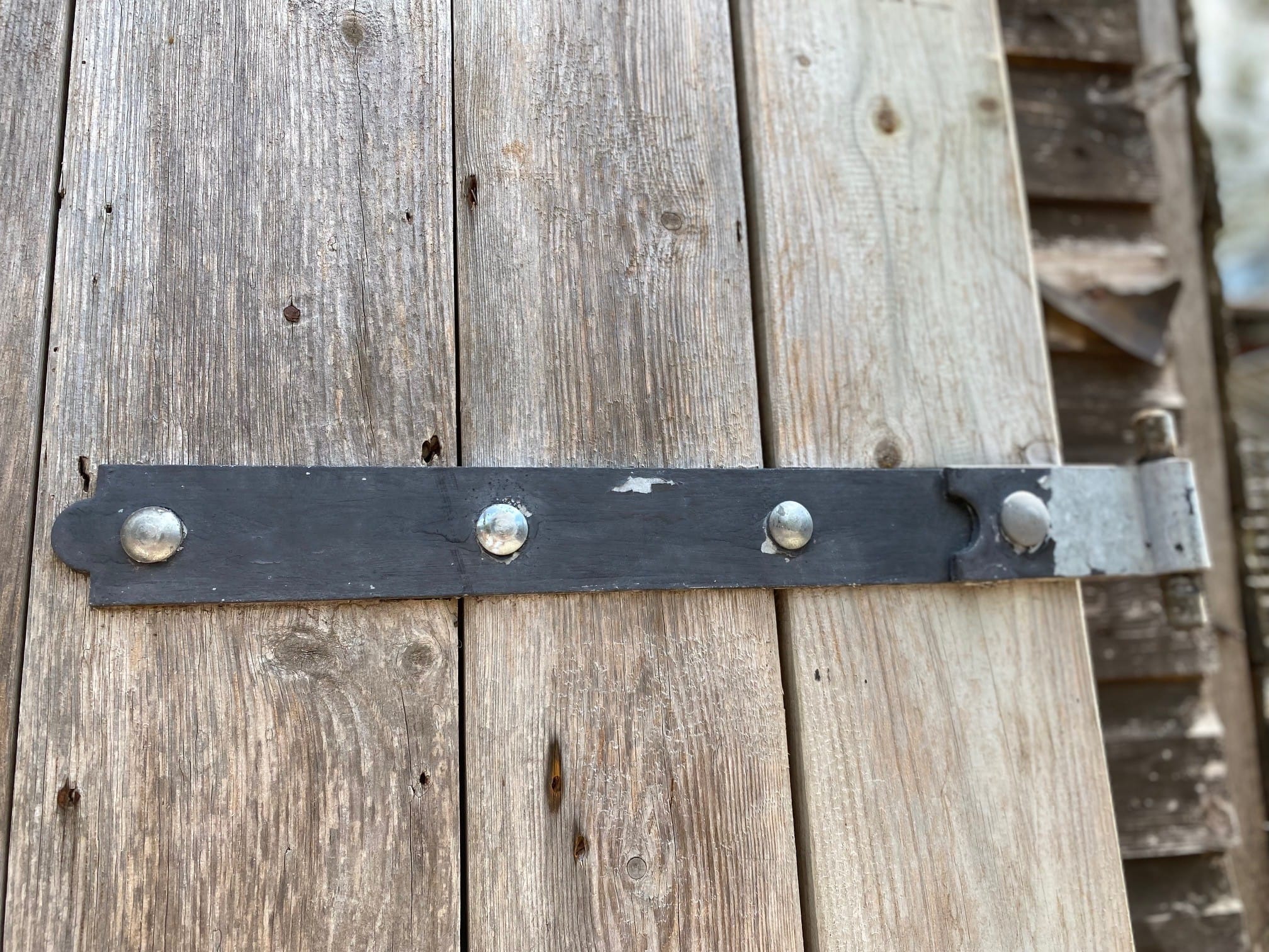 Rustic Pine Plank Door - Best Reclamation Ledge &Amp; Brace Doors