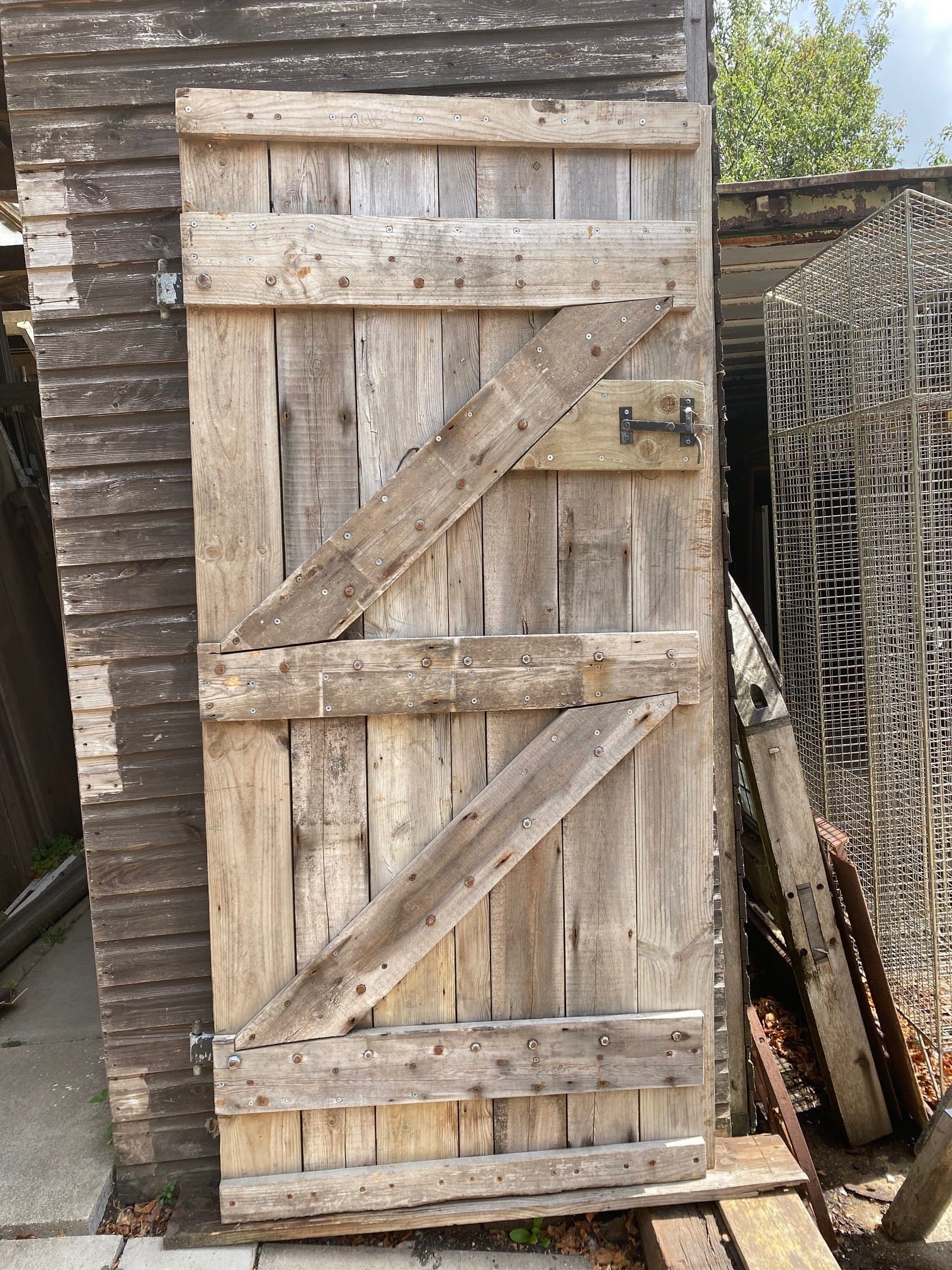 Rustic Pine Plank Door - Best Reclamation Internal Doors