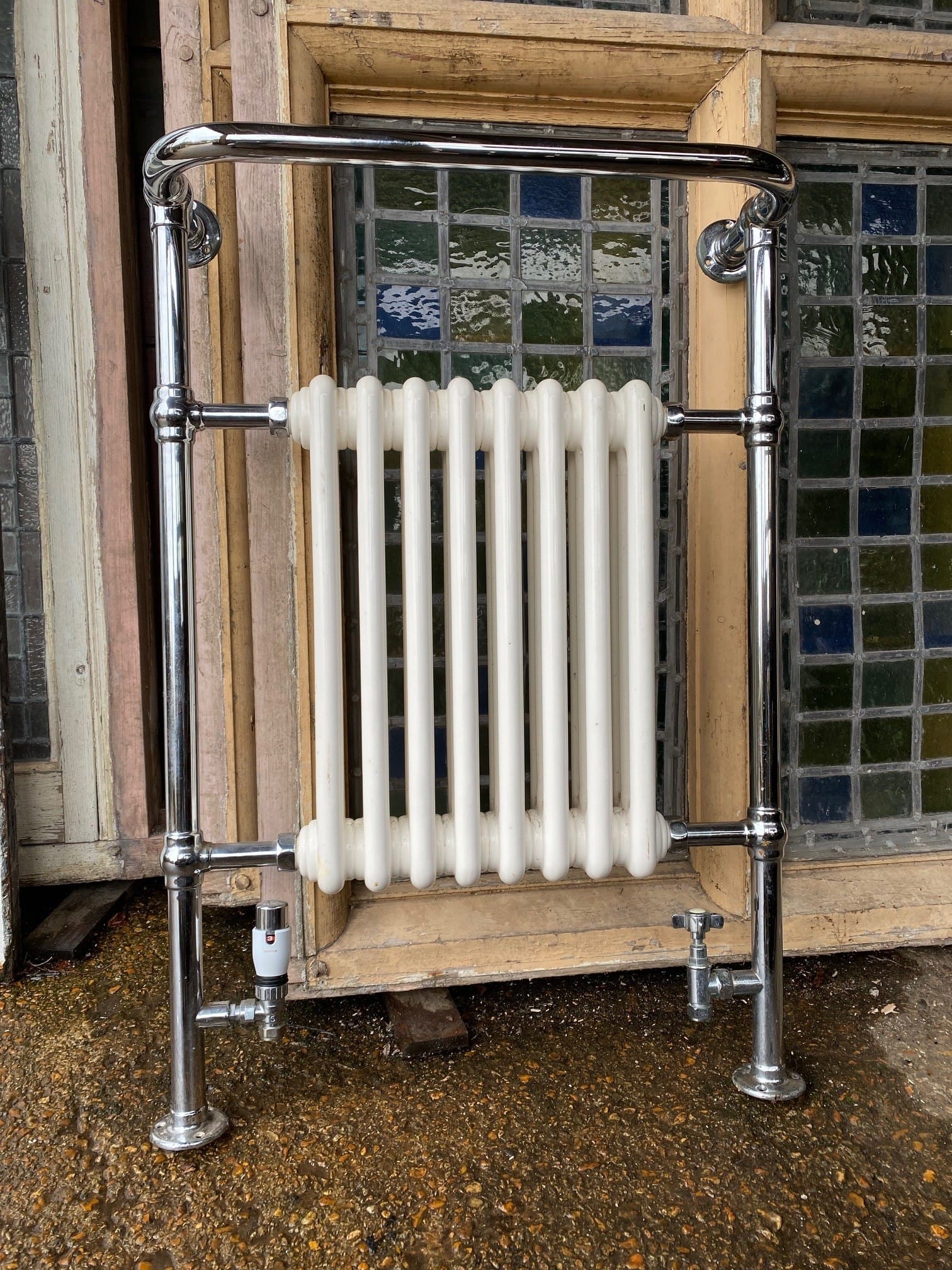 Reclaimed Radiator Towel Rail - Best Reclamation A Chrome Towel Rail With An Integrated Column Radiator.